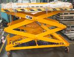 MOBILE LIFT TABLE 2X (Ball Transfer steel on platform) XXL08/071717